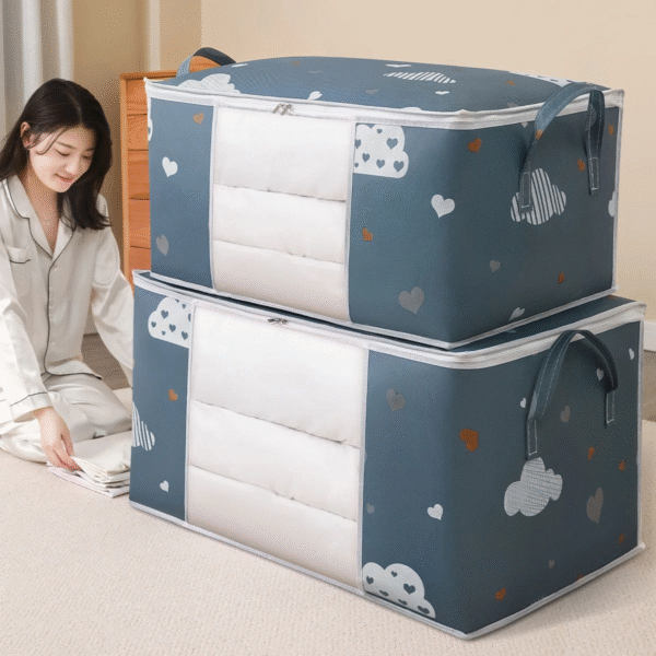 aethel quilt storage box – 50l/75l non woven dustproof