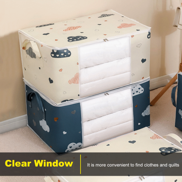 aethel quilt storage box – 50l/75l non woven dustproof